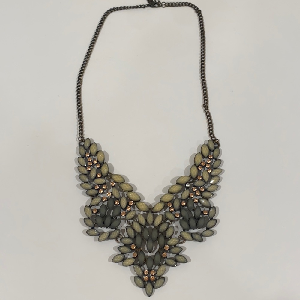 Floral statement necklace